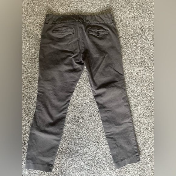 EUC J.Crew Gray Andie Chino 8P - Picture 3 of 4